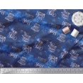 thumbnail image 2 of Soimoi Poly Georgette Fabric Text & Sacred Geometry Galaxy Print Fabric by Yard 52 Inch Wide, 2 of 3