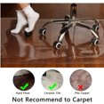 thumbnail image 4 of Premium Floor Protectors Non-Slip Waterproof Rectangular Chair 24" x 1.5mm matte, 4 of 8