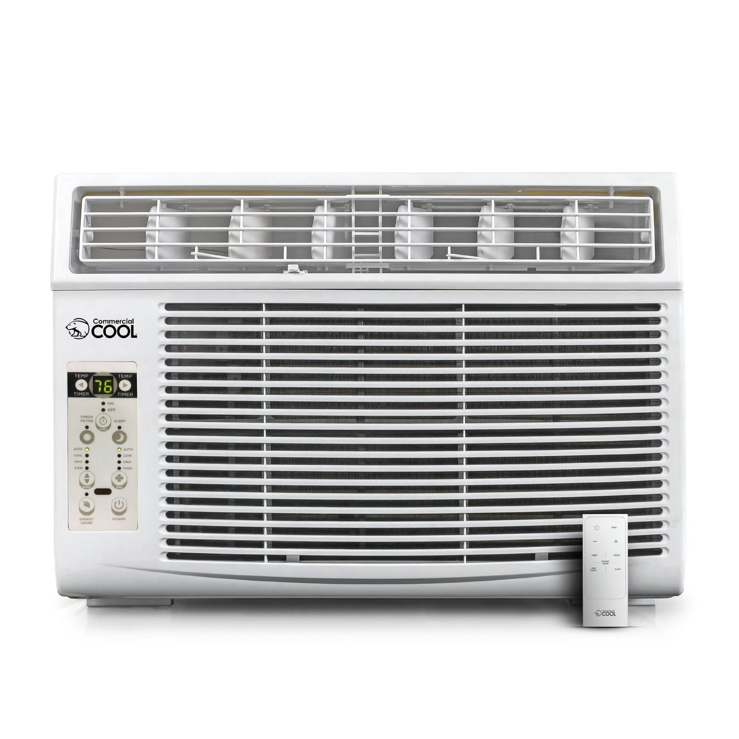 Commercial Cool Air Conditioner 10,000 BTU with Remote Control and Adjustable Thermostat, Air Conditioner Window Unit up to 450 Sq. Ft. with Electronic Controls & Digital Display