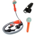 thumbnail image 3 of relayinert ABS Camping Essentials Rechargeable And Portable Outdoor Shower Stay Clean On Adventures Compact black orange, 3 of 6