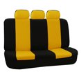 thumbnail image 4 of FH Group Car Seat Covers Full Set Cloth - Universal Fit, Automotive Seat Covers, Airbag Compatible, Solid Bench Rear Seat, Washable Car Seat Cover for SUV, Sedan, Van, 4 of 9