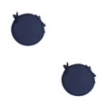 thumbnail image 1 of relayinert 1/2/3/5 Confort et Durabilité des Chaises Coussin Rond Doux et Confortable Bleu Foncé 2 Pcs, 1 of 6