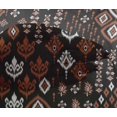 thumbnail image 4 of oneOone Viscose Chiffon Fabric Block & Geometric Ikat Printed Fabric 1 Yard 42 Inch Wide, 4 of 4