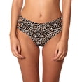 thumbnail image 1 of RELLECIGA Bas de Bikini à Bretelles Léopard pour Femmes, Maillot de Bain Couvrant, 1 of 5