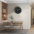 thumbnail image 4 of 12 Inch Luminous Silent Non Ticking Night Glow In The Dark Quartz Wall Clock, 4 of 6