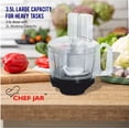 thumbnail image 1 of Preethi Chef Jar Food Processor Attachment, Stainless Steel Blades, Plastic Jar, Compatible with Mixer Grinders Except Preethi Steele, 1 of 5