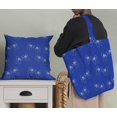 thumbnail image 5 of Soimoi Blue Modal Satin Fabric Bow & Dots Print Sewing Fabric Yard 42 Inch Wide, 5 of 5