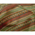 thumbnail image 4 of oneOone Silk Tabby Fabric Ethnic Block Decor Fabric Printed BTY 42 Inch Wide, 4 of 4