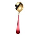 thumbnail image 1 of Soup Spoons Stainless Steel 6.2 Inch Length Stainless Steel Spoons Portable Handle Soup Spoons, 1 of 3