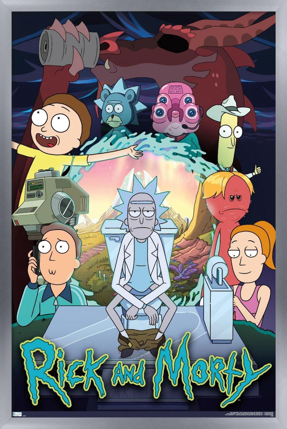 Rick And Morty - Season 4 Group Wall Poster