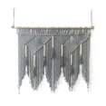 thumbnail image 1 of Macrame Wall Hanging Handwoven Bohemian Cotton Rope Boho Tapestry Home Decor Gray, 1 of 6