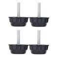 thumbnail image 3 of Fyydes 10 Pcs Practical Durable Screw Caps Covers with Gaskets for Fishing Spinning Reel Handle       , Screw Nut, Fishing Power Handle Screws, 3 of 7