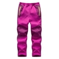 thumbnail image 4 of Cameland Pantalon à Jambe Grand pour Enfants, Pantalon de Ski Patchwork pour Bébés Garçons Filles avec Poche, Pantalon Épais et Chaud, Pantalon de Ski Régulier, Pantalon Décontracté 5-16 Ans, 4 of 5