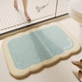 thumbnail image 1 of Yhmxh Bathroom Rugs Bath Rug Bath Mat Creamy Style Imitation Sheep's Wool Entrance Mat for Bathroom Water Absorbent Non Slip Great for Home Shower Bathroom Use carpeting carpeting, 1 of 6
