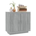 thumbnail image 2 of vidaXL Sideboard Grey Sonoma 80x40x75 cm Engineered Wood, 2 of 5