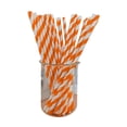 thumbnail image 3 of fheaev 100pc Paper Disposable Straws, 3 of 7