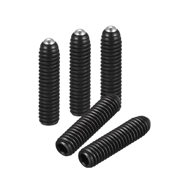 Unique Bargains Ball Point Set Screws, M4 x 16mm High Carbon Steel Metric Spring Hex Socket Grub Screw 10 Pack