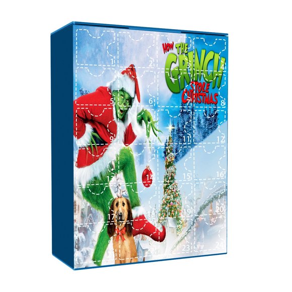 Gr-l-nch Christmas Advent Calendar 2024 - 24PC Surprise Christmas Blind Boxes with Random Different Action Figure Toys, Christmas 24-Days Countdown Calendar Gifts
