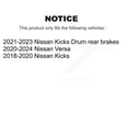 thumbnail image 2 of CMX Front Ceramic Disc Brake Pads CMX-D2038 for Car Nissan Kicks Versa, 2 of 9