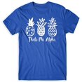 thumbnail image 1 of YourTops T-Shirt Femme Theta Phi Alpha Ananas (Nous L, 1-Bleu), 1 of 2