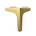 thumbnail image 2 of Pièces de Rechange Canapé Jambes Triangle Fer 4 Pcs Mobilier Moderne en Métal pour Armoire de Table DIY Canapé Accessoires, 2 of 15