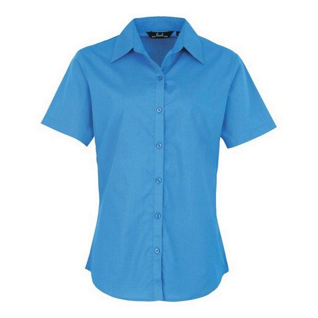 Premier Blouse en Popeline à Manches Courtes / Chemise de Travail Unie