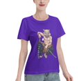 thumbnail image 2 of Women's Basic Short Sleeve T-Shirt Demon Slayer Blade Inosuke, 2 of 6