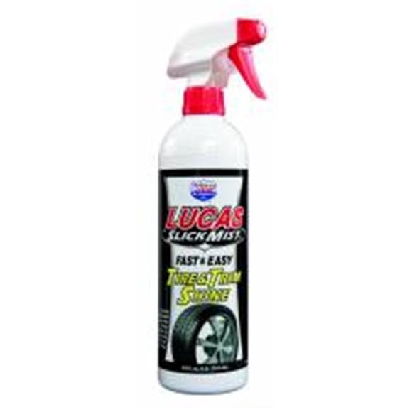 Lucas Oil 10513 Bouteille Vaporisateur Brillance pour Pneus et Garnitures de Pneus 24 oz Slick Mist - Ensemble de 6