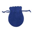 thumbnail image 1 of facefd 50Pcs Mini Drawstrings Bag Elegant Portable Gift Bags Simple Operation Jewellery Pouches Household Organizer Packaging Dark blue, 1 of 7