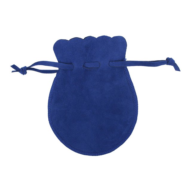 facefd 50Pcs Mini Drawstrings Bag Elegant Portable Gift Bags Simple Operation Jewellery Pouches Household Organizer Packaging Dark blue