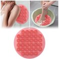 thumbnail image 2 of Foot Brush For Shower Shower Brush Back Bath Massage Pad With Suction Buttons Body Brush For Cleaning Back Elbow Towel Racks for Bathroom Farmhouse Bathroom Shelves Beach Towel Clips Bathroom Towel, 2 of 6