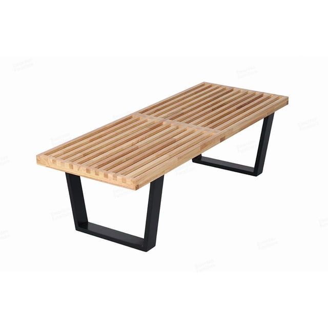 Nicer Furniture Nelson Bench in Natural 5 ft