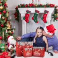 thumbnail image 4 of Ensemble de 3 Sacs Cadeaux en Papier de Noël avec Poignées, Sacs Cadeaux de Noël en 3 Tailles Grandes Moyennes Petites, Sacs Cadeaux Réutilisables Rouge Bleu, 4 of 5