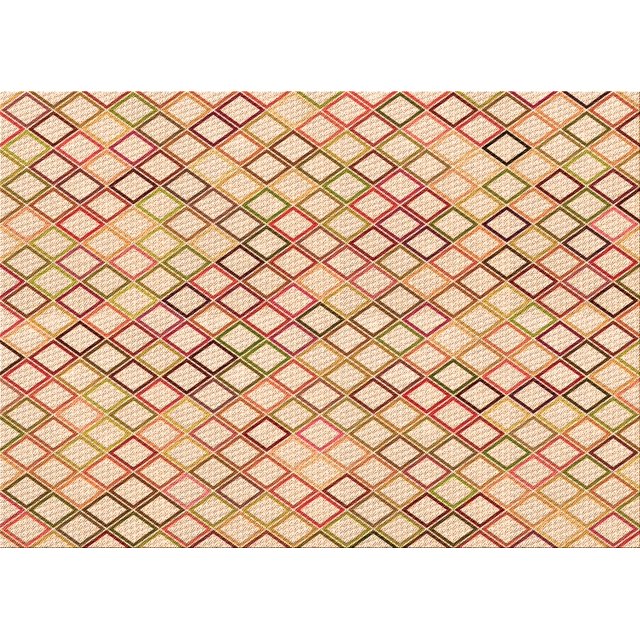 Ahgly Tapis Rectangulaire Lavable en Machine Intérieur Transitionnel Blond Doré Or, 2 Pieds x 4 Pieds