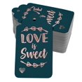 thumbnail image 1 of Inkdotpot Rose Gold Foil Paper Hang Tags Love Is Sweet Wedding Favor Tags 50 Pack, 1 of 1
