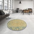 thumbnail image 3 of Ahgly Company Indoor Rectangle Abstract Dark Green Abstract Area Rugs, 5' x 7', 3 of 6