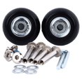 thumbnail image 1 of 2 Pcs Roues de Valise Flexibles Rotatives Ultra Silencieuses en Caoutchouc Solide avec Vis pour Remplacement, 1 of 8