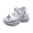 thumbnail image 2 of Wensltd Sandales Confortables pour Femmes Respirantes à Bout Rond à Bout Ouvert Sandales Noires, 2 of 9