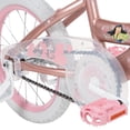 thumbnail image 4 of Huffy 16-inch Disney Princess Bike for Girls with Training Wheels, Rose Gold, 4 of 13