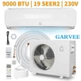 thumbnail image 1 of YUSAZENS 9000 BTU Mini Split Air Conditioner with Heat Pump 19 SEER2 230V Ductless AC Cools Up to 450 Sq Ft White Wall Mounted Energy Efficient, 1 of 6