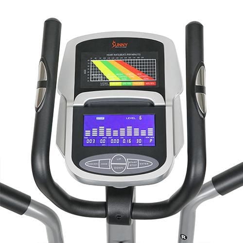 Sunny Health & Fitness Pre-Programmed Elliptical Trainer - SF-E320002