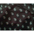 thumbnail image 4 of oneOone Silk Tabby Fabric Paisley Block Print Fabric BTY 42 Inch Wide, 4 of 4