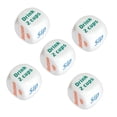 thumbnail image 3 of kids toys 5Pcs Party Dice Wagers Game Dice,Friends Dinner Creative Dice (Random Color), 3 of 4