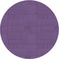thumbnail image 1 of Ahgly Company Tapis d'Intérieur Lavable en Machine Carré Transitionnel Violet Jam Violet, 3 Pieds Carré, 1 of 7