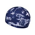 thumbnail image 4 of Swimming Cap Swim Pool Bathing Hat Fashion Comfortable Summer Unisex Bathing Cap Style E, 4 of 9
