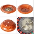 thumbnail image 5 of Ensemble de Roues de Roulette en Bois, Roue de Roulette Professionnelle Roue de Roulette Européenne, Jeux de Table de Loisirs sur Plateau Tournant, Parfait pour une Soirée Jeux à la Maison Ou une Boîte de Nuit, 5 of 5
