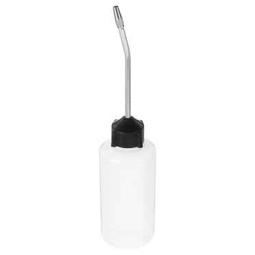 KAKOWELY Sewing machine oil can 4Pcs Oil Dispensing Bottle Sewing Machine Oiler Oil Dispenser with Long Angled Spout Screw On Cap Squeeze Oil Bottle Dispenser Sewing Machine Supplies (120ML)