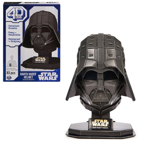 4D Build Star Wars Darth Vader Cardstock 3D Model Kit Star Wars Gifts Star Wars Toys Desk D?cor for Star Wars Fans & Collectors Adults & Teens 12+