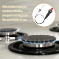 thumbnail image 5 of Kit d'Allumage Piézo-Type Propane 4 Pcs avec Électrode Céramique Filetée Bouchon d'Allumage Fil 30 cm pour Barbecue à Gaz, 5 of 5