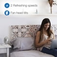 thumbnail image 4 of Lasko Ventilateur de Table Personnel Portable 6 Pouces 2002W à 2 Vitesses avec Plateau de Rangement, Blanc, 4 of 8